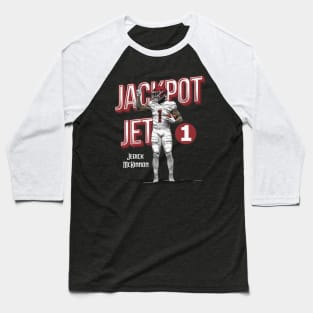 Jerick McKinnon Kansas City Jackpot Baseball T-Shirt